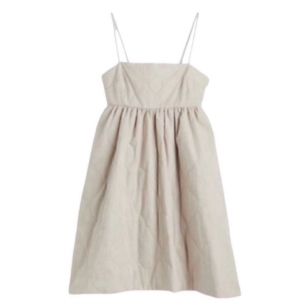 H&M Light Taupe Mini Dress (Size Medium) - Picture 2 of 7